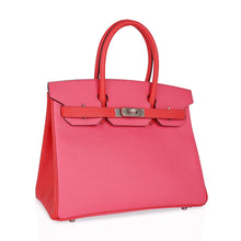 Load image into Gallery viewer, Special Order HSS Birkin 30 Bag Rose Azalee &amp; Rose Jaipur Epsom with Brushed Palladium Hardware