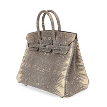 Load image into Gallery viewer, Birkin 25 Bag Ombre Lizard Palladium Hardware Holy Grail Bag