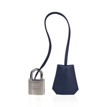 Load image into Gallery viewer, HAC Birkin 40 Bag Blue Nuit Feutre and Blue de Malte Evercolor Leather with Palladium Hardware