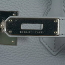 Load image into Gallery viewer, Birkin 35 Bag Blue Bleu Pale Togo Palladium Hardware