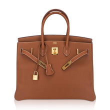 Load image into Gallery viewer, Birkin 35 Bag Gold Togo Leather with Gold Hardware