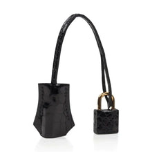 Load image into Gallery viewer, Birkin 25 Bag Black Crocodile Lisse Gold Hardware