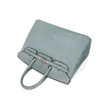 Load image into Gallery viewer, Limited Edition Birkin 35 Bag Ciel Matte Alligator with Palladium Hardware