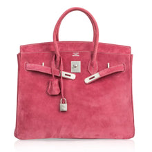 Load image into Gallery viewer, Birkin 35 Bag Fuchsia Pink Doblis Palladium Rare