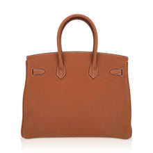 Load image into Gallery viewer, Birkin 35 Bag Gold Togo Leather with Gold Hardware