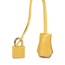 Load image into Gallery viewer, Birkin 30 Bag Mimosa Matte Alligator Gold Hardware