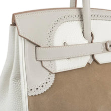 Load image into Gallery viewer, Birkin 35 Bag Grizzly Ghillies Gris Perle Gris Caillou Colour Limited Edition Rare