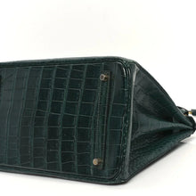 Load image into Gallery viewer, Birkin Vert Titien Matte Alligator Gold Hardware