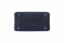 Load image into Gallery viewer, Birkin 35 Bag (Bleu) Blue Marine Coveted Rare Box Leather Palladium