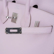 Load image into Gallery viewer, Birkin 25 Bag Sellier Mauve Pale Epsom Leather with Palladium Hardware