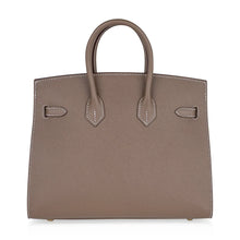 Load image into Gallery viewer, Birkin Sellier 25 Etoupe Gold Hardware Epsom Leather New w/Box