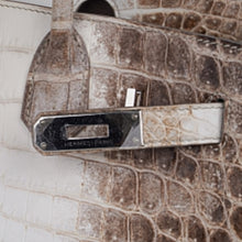 Load image into Gallery viewer, Birkin 30 Bag Himalaya Blanc Crocodile Palladium Hardware