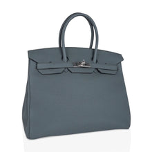 Load image into Gallery viewer, Birkin 35 Bag Vert Amande Togo Leather with Palladium Hardware