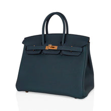 Load image into Gallery viewer, Special Order HSS Birkin 25 Bag Vert Cypress Togo Leather with Rose Gold Hardware