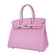 Load image into Gallery viewer, Birkin 30 Bag Mauve Sylvestre Epsom Leather with Palladium Hardware