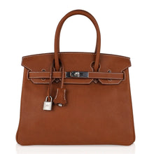 Load image into Gallery viewer, Birkin 30 Bag Barenia Faubourg Palladium Hardware