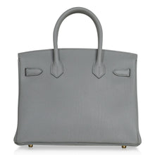 Load image into Gallery viewer, Birkin 30 Bag Gris Mouette Gold Hardware Togo Leather
