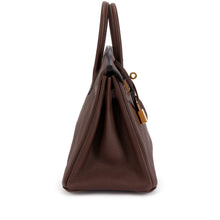 Load image into Gallery viewer, Birkin 25 Gold Hardware Chocolat Togo Quilted Epsom Leather Golden Lock