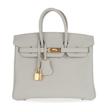 Load image into Gallery viewer, Birkin 25 Bag Gris Perle Togo Gold Hardware