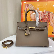 Load image into Gallery viewer, Birkin Sellier 30 Etoupe Epsom Quilted Epsom Leather