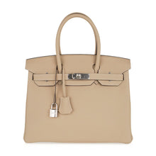 Load image into Gallery viewer, Birkin 30 Bag Trench Neutral Perfection Palladium Hardware