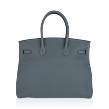 Load image into Gallery viewer, Birkin 35 Bag Vert Amande Togo Leather with Palladium Hardware
