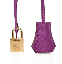 Load image into Gallery viewer, Birkin 30 Bag Anemone Togo Gold Hardware Exotic Purple Beauty