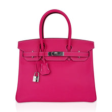 Load image into Gallery viewer, Birkin 30 Bag Rose Tyrien Candy Epsom Limited Edition Palladium