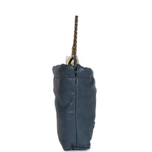 Load image into Gallery viewer, Chanel Mini 22 Bag Blue Caviar Gold Hardware
