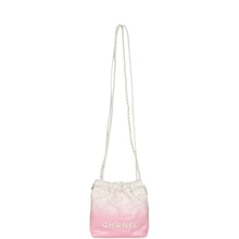 Load image into Gallery viewer, Chanel Mini 22 Bag Pink and White Ombre Calfskin Lacquered Metal Hardware