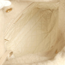 Load image into Gallery viewer, Chanel Small 22 Bag Ecru Shearling Brushed Gold Hardware