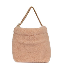 Load image into Gallery viewer, Chanel Mini 22 Bag Light Pink Shearling Gold Hardware