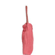 Load image into Gallery viewer, Chanel Small 22 Bag Light Red Washed Denim Gold Hardware