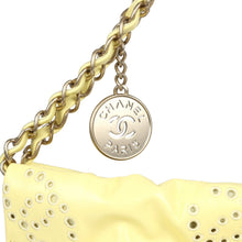 Load image into Gallery viewer, Chanel Small 22 Bag Yellow Shiny Calfskin Brushed Gold Hardware