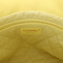 Load image into Gallery viewer, Chanel Small 22 Bag Yellow Shiny Calfskin Brushed Gold Hardware
