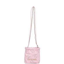 Load image into Gallery viewer, Chanel Mini 22 Bag Pink Shiny Calfskin Brushed Gold Hardware