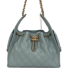 Load image into Gallery viewer, Chanel Small 25 Hobo Bag Green Caviar Antique Gold Hardware