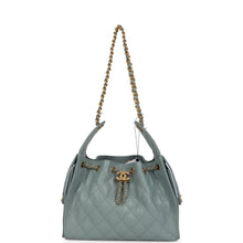 Load image into Gallery viewer, Chanel Small 25 Hobo Bag Green Caviar Antique Gold Hardware