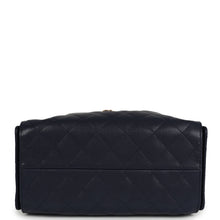 Load image into Gallery viewer, Chanel Small 25 Hobo Bag Dark Navy Caviar Antique Gold Hardware