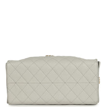 Load image into Gallery viewer, Chanel Medium 25 Hobo Bag Light Grey Caviar Antique Gold Hardware