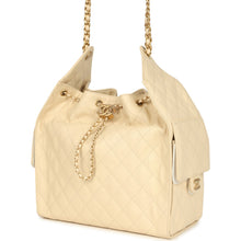 Load image into Gallery viewer, Chanel Medium 25 Hobo Bag Light Beige Caviar Antique Gold Hardware