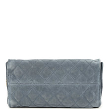 Load image into Gallery viewer, Chanel Small 25 Hobo Bag Blue Suede Antique Gold Hardware