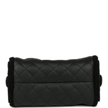 Load image into Gallery viewer, Chanel Small 25 Hobo Bag Black Crumpled Sheepskin and Shearling Antique Gold Hardware