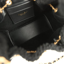Load image into Gallery viewer, Chanel Small 25 Hobo Bag Black Crumpled Sheepskin and Shearling Antique Gold Hardware