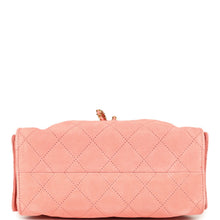 Load image into Gallery viewer, Chanel Mini 25 Hobo Bag Pink Suede Antique Gold Hardware
