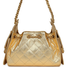 Load image into Gallery viewer, Chanel Mini 25 Hobo Bag Metallic Gold Caviar Caviar Antique Gold Hardware