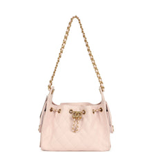 Load image into Gallery viewer, Chanel Mini 25 Hobo Bag Light Pink Caviar Antique Gold Hardware