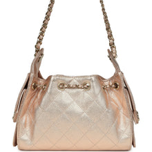 Load image into Gallery viewer, Chanel Mini 25 Hobo Bag Metallic Rose Gold Caviar Caviar Light Gold Hardware