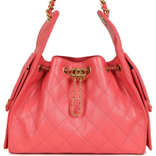 Load image into Gallery viewer, Chanel Small 25 Hobo Bag Coral Pink Caviar Antique Gold Hardware