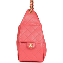 Load image into Gallery viewer, Chanel Small 25 Hobo Bag Coral Pink Caviar Antique Gold Hardware